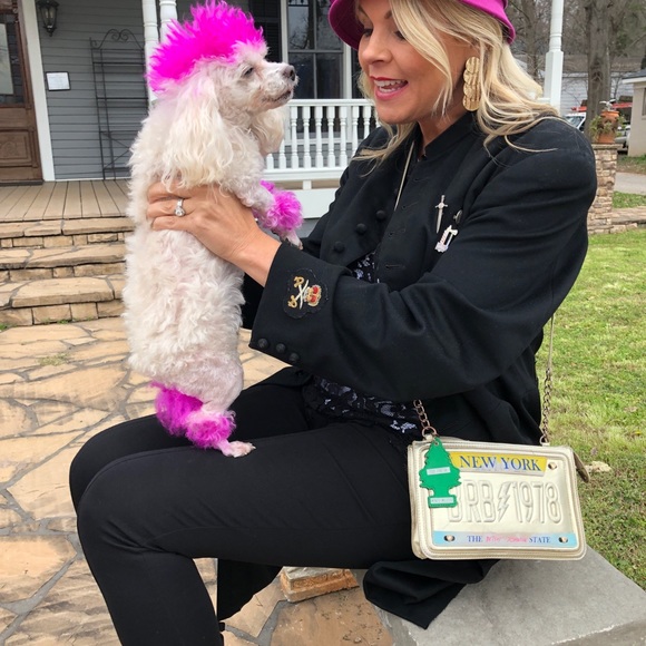 Genuine 100% Wool Magenta Victorian Feather Hat - Picture 3 of 3